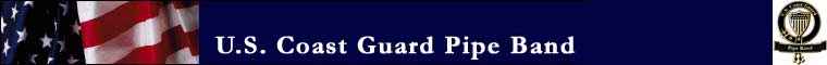 USCG Pipe Band logo banner