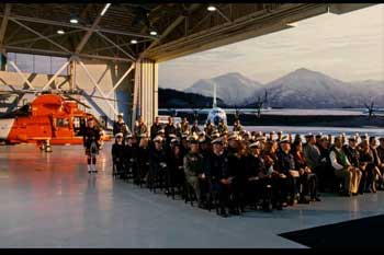 USCG Pipe Band in movie